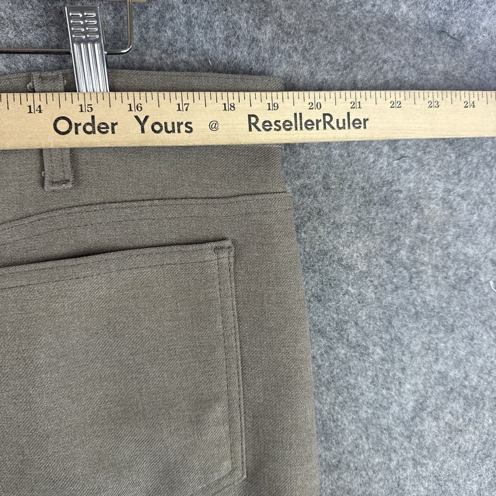 VTG 80s Levis Pants Mens 38x31 Beige 517 Sta Prest Talon Zip Ranchwear Bootcut - Picture 11 of 15